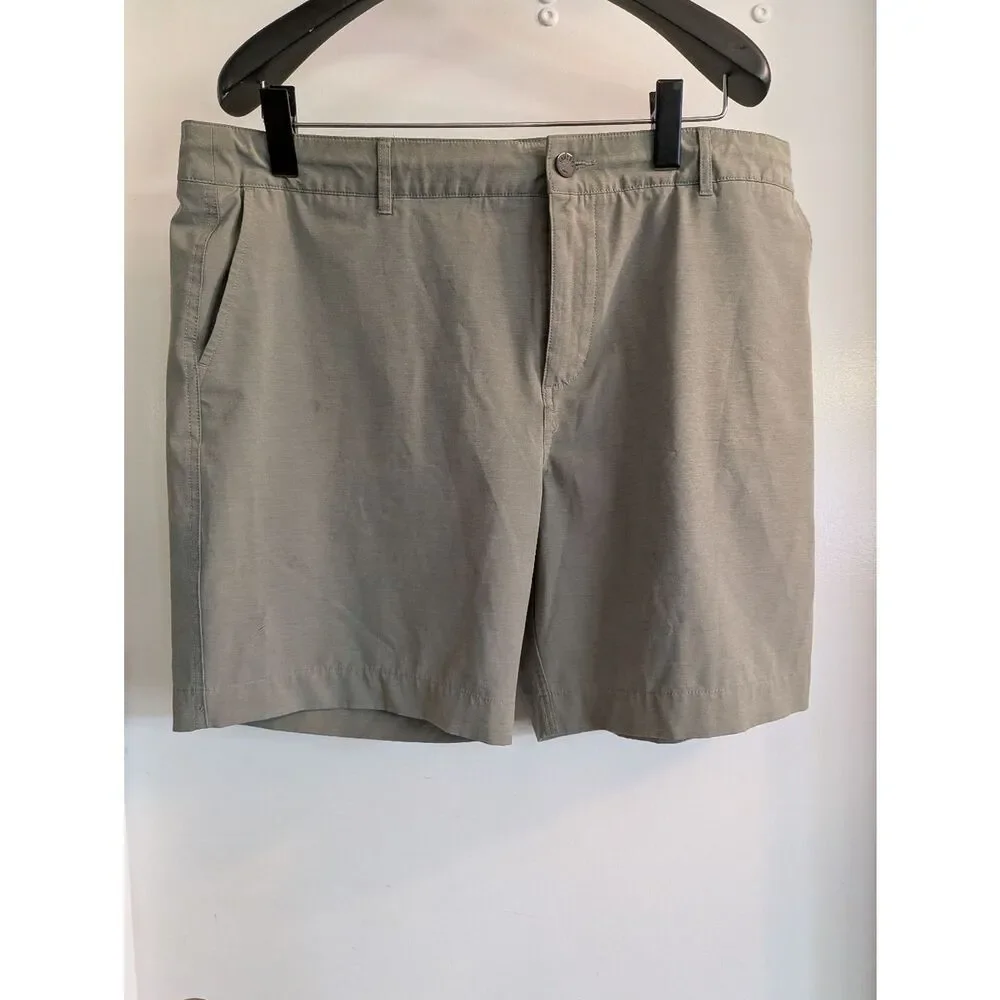 Faherty Lightweight Flat-Front Shorts in Olive  All Day Drawstring